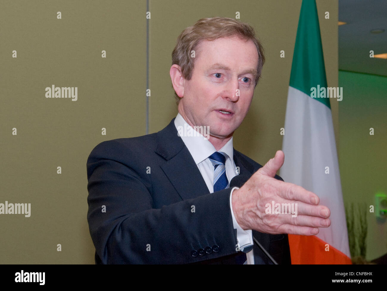 Taoiseach Enda Kenny Foto Stock