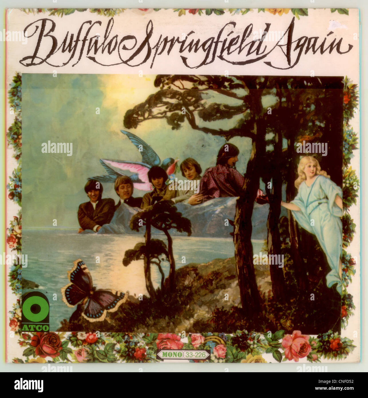 Coperchio della Buffalo Springfiled del secondo album, "Buffalo Springfield Again", rilasciato nel 1967. Foto cortesia GWC Foto Stock