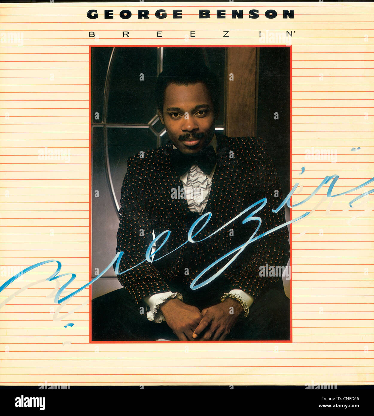 Coperchio del George Benson's 1976 album 'Breezin''. Foto cortesia Granamour Weems Collection Foto Stock