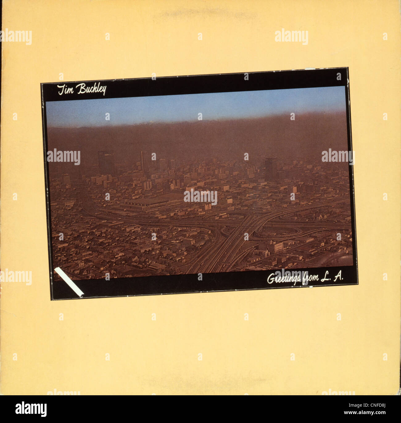 Coperchio anteriore del 1972 Tim Buckley album "Saluti da la'. Foto cortesia Granamour Weems Collection Foto Stock