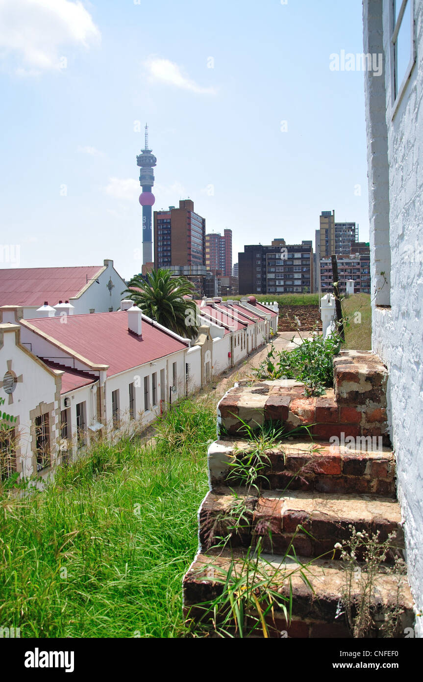 La vecchia fortezza, Constitution Hill, Hillbrow, Johannesburg, provincia di Gauteng, Repubblica del Sud Africa Foto Stock