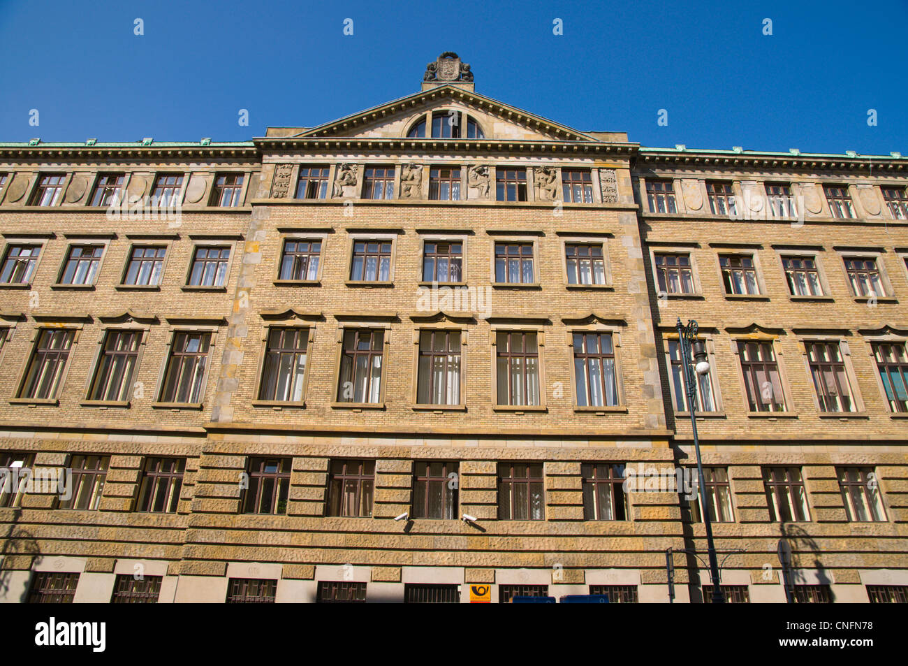 Ministero dell Industria e del commercio edificio (1933) da Josef Fanta città vecchia Praga Repubblica Ceca Europa Foto Stock