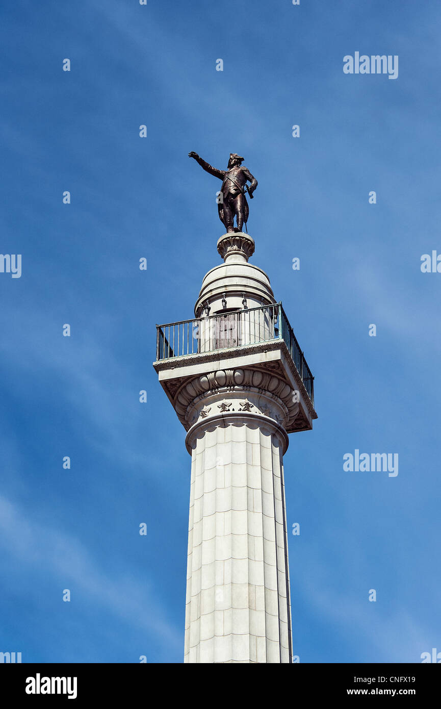 Trenton battaglia monumento, la guerra rivoluzionaria americana, Trenton, New Jersey, Stati Uniti d'America Foto Stock