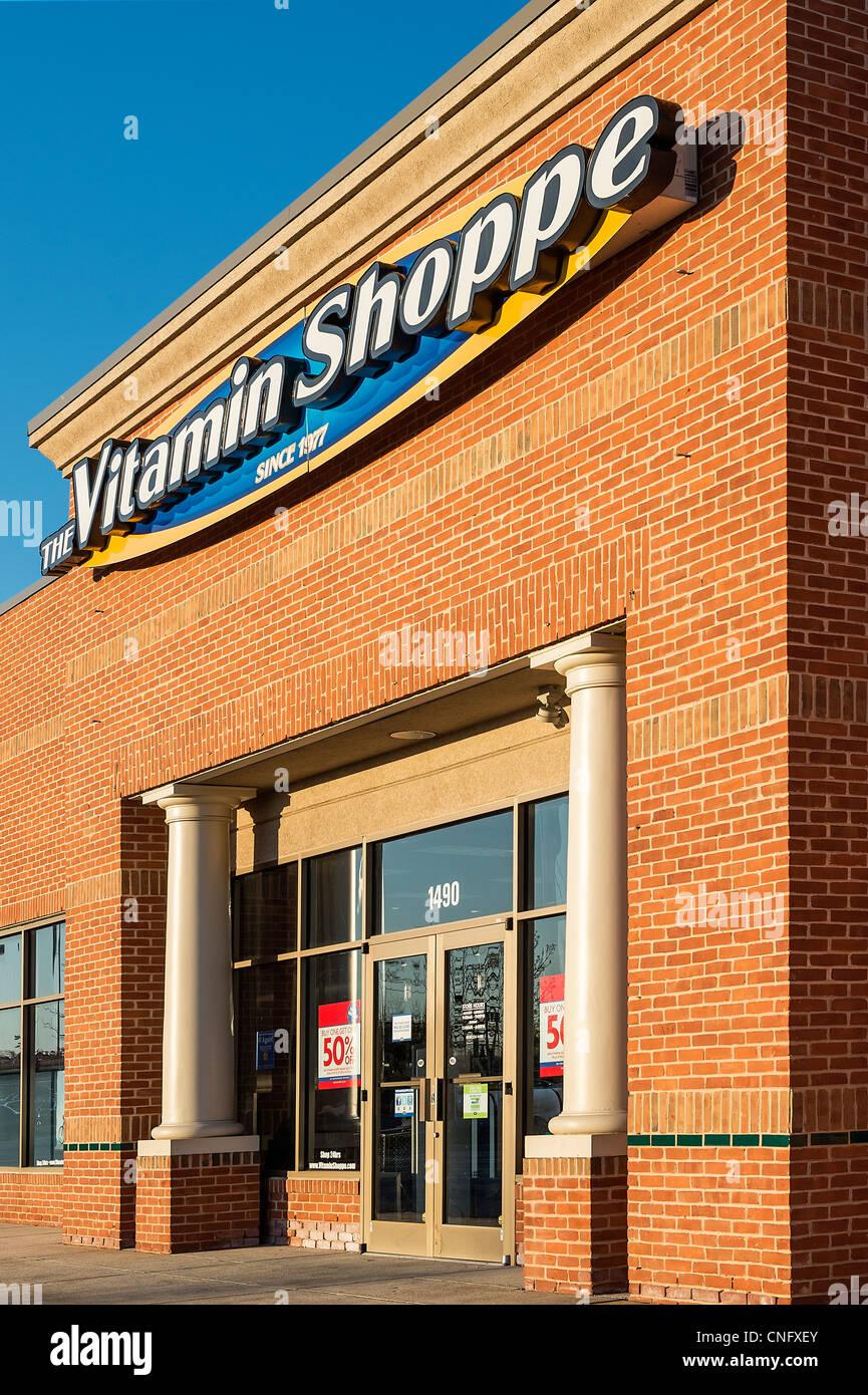 Vitamina shoppes negozio esterno. Foto Stock