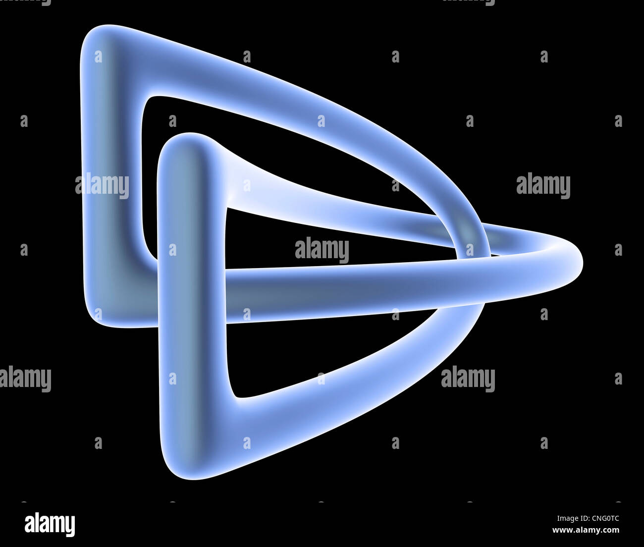 Nodo di matematica computer artwork Foto Stock