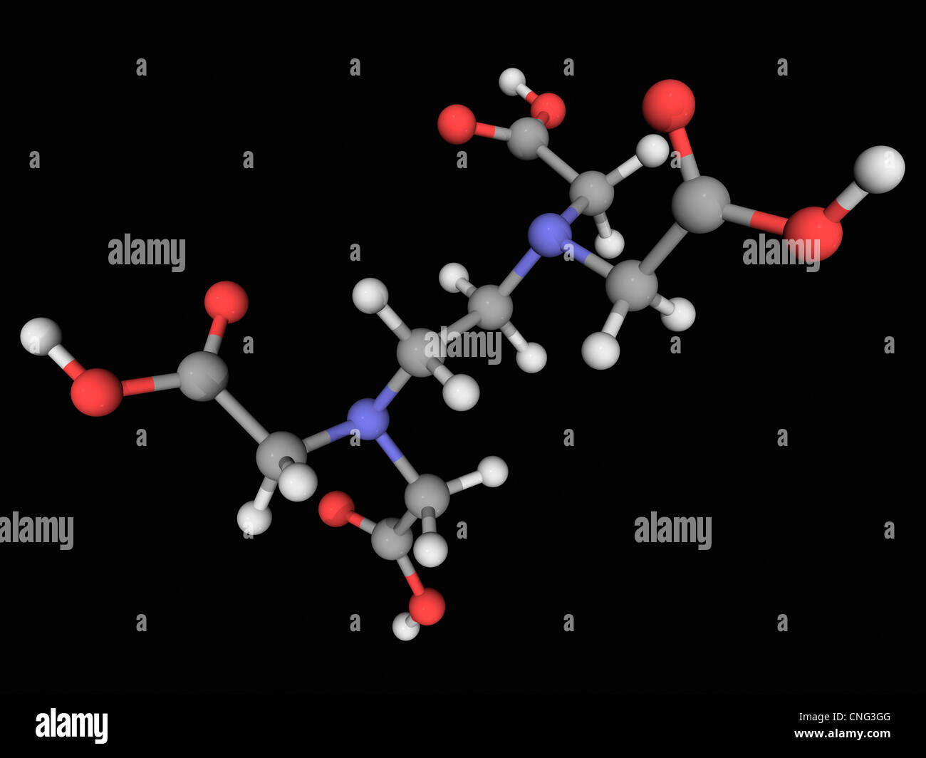 Acido edetico molecola Foto Stock