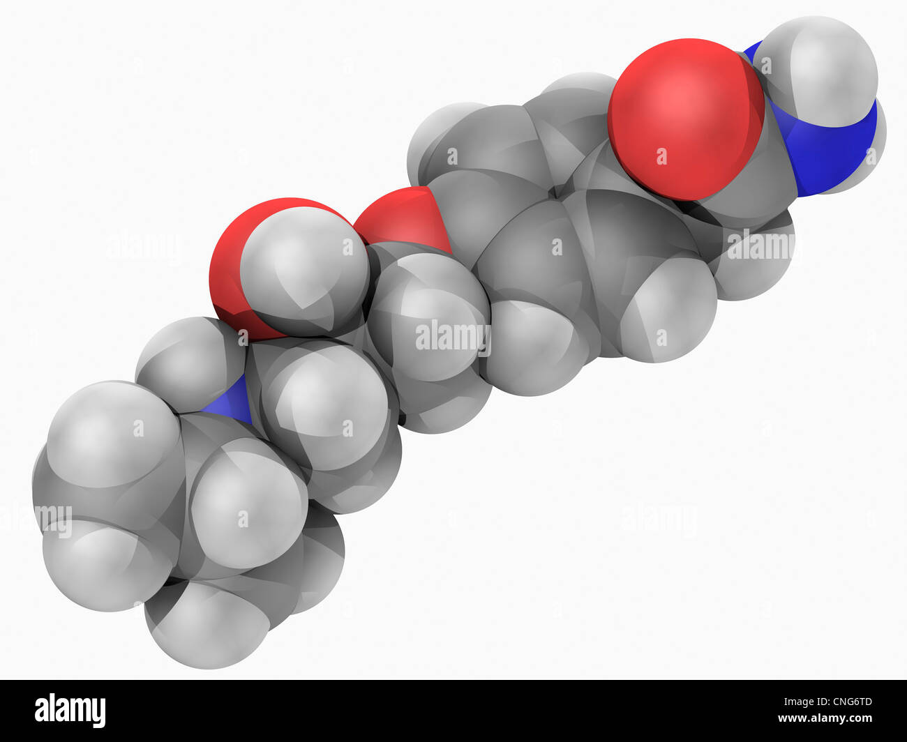 Atenololo molecola di farmaco Foto Stock