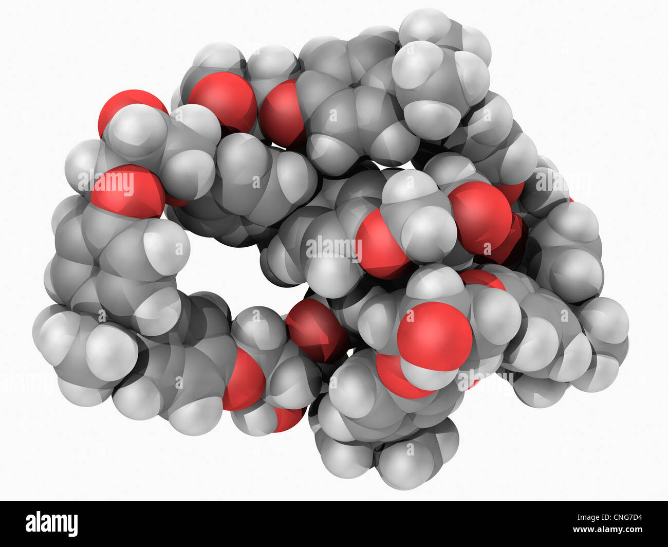 Resina epossidica molecola Foto Stock