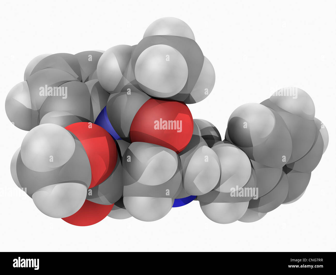 Lofentanil molecola di farmaco Foto Stock