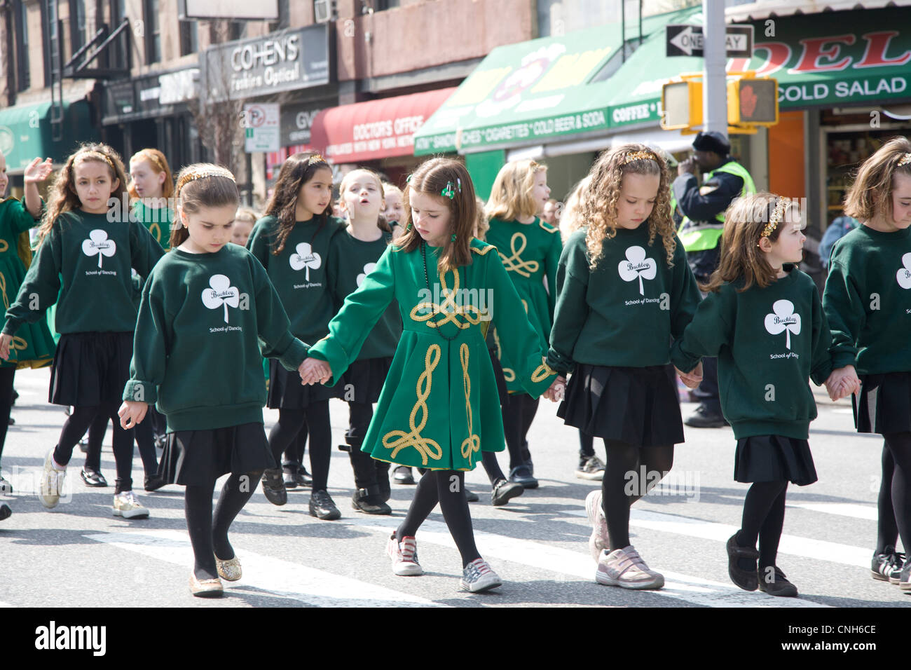 Annuale parata irlandese a Park Slope Brooklyn, New York. Foto Stock