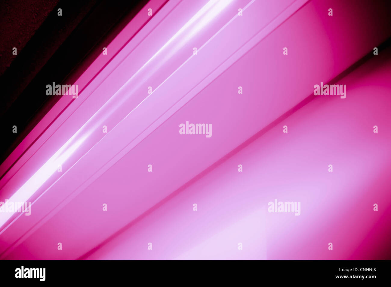 Close-up di astratta inclinata forma rosa Foto Stock