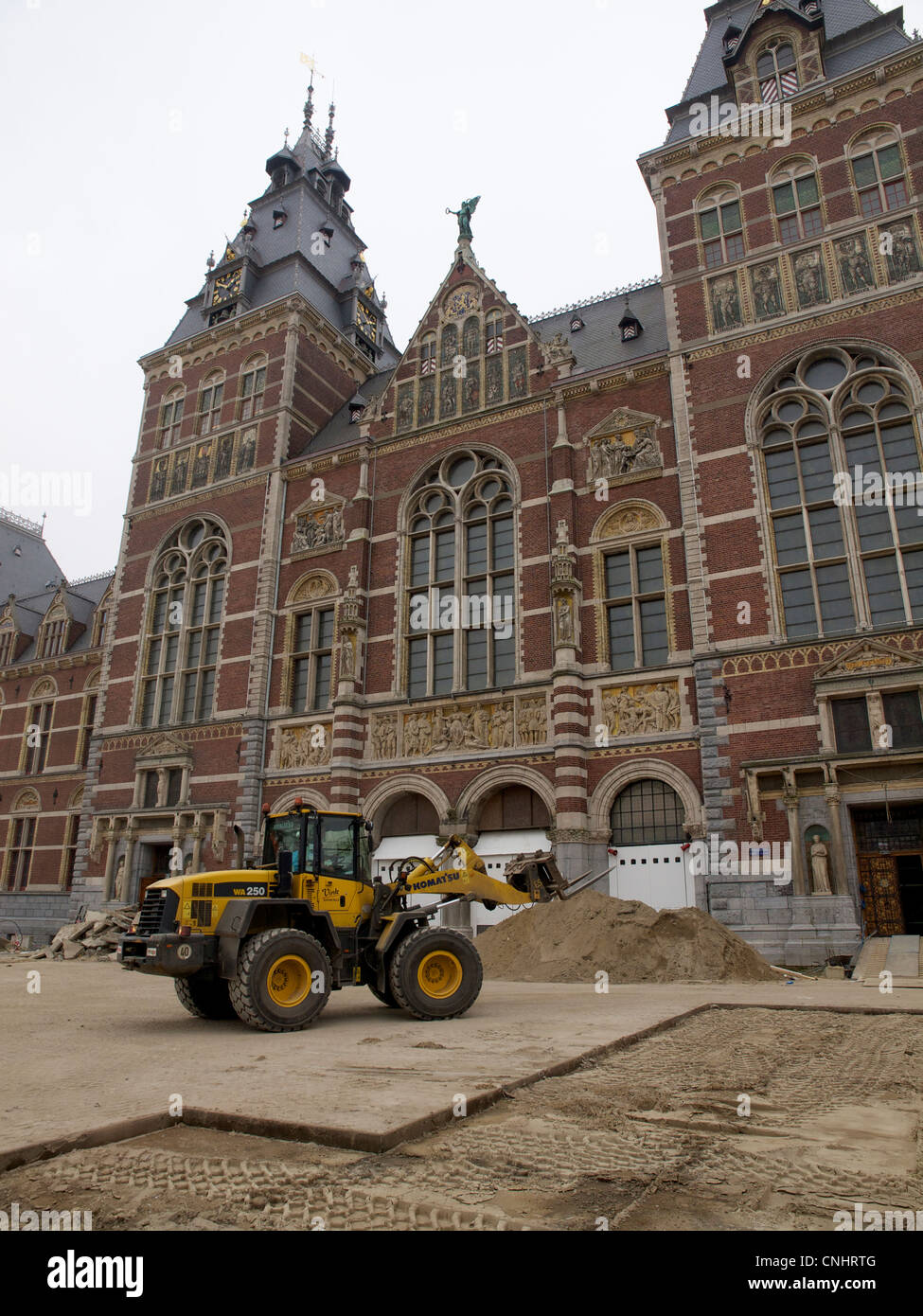 Il Rijksmuseum è stata chiusa per lavori di ristrutturazione dal 2003 e sarà chiuso fino al 2013 Amsterdam, Paesi Bassi Foto Stock