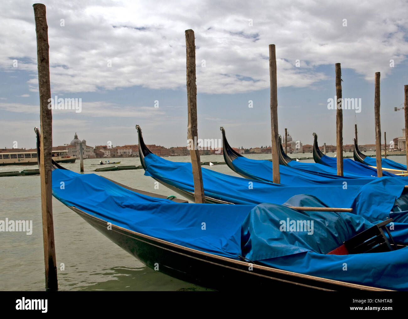 Vista del Canale di San Marco verso San Giorgio Maggiore. Venezia. Italia Foto Stock