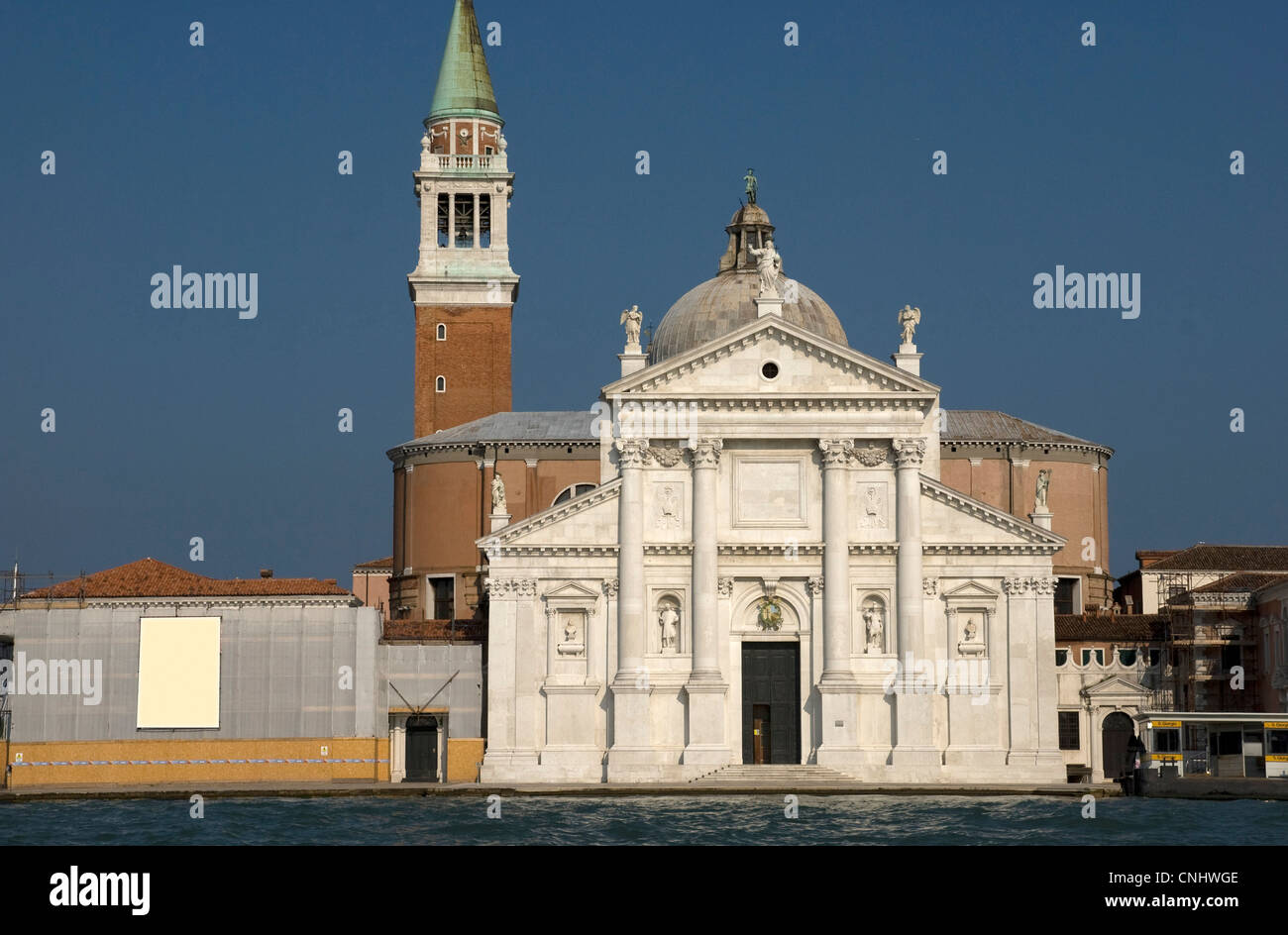San Giorgio Maggiore. Palladio. Giudecca. Venezia. Veneto. L'Italia. Foto Stock