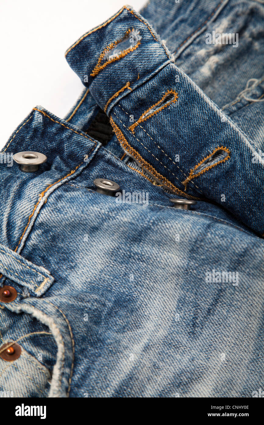 Jeans in denim Foto Stock