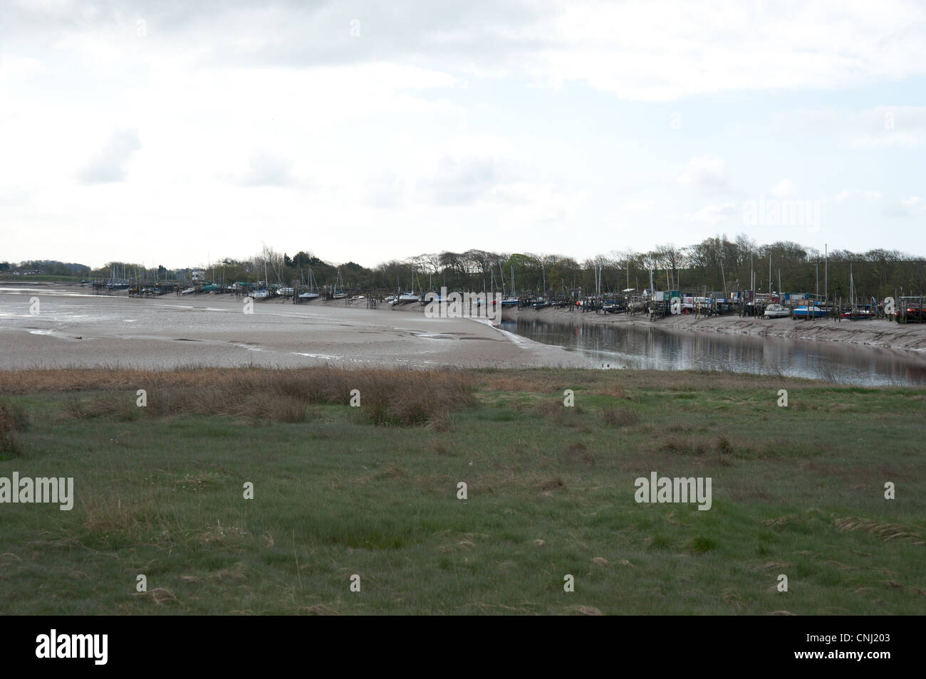 Skippool Creek Lancashire, Inghilterra, Foto Stock