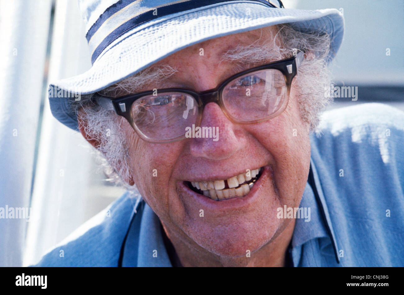 Andy Devine, un veterano attore di Hollywood conosciuto per la riproduzione di un fumetto sidekick in film western, apparso in oltre 400 film e in molti spettacoli TV e radio. Foto Stock
