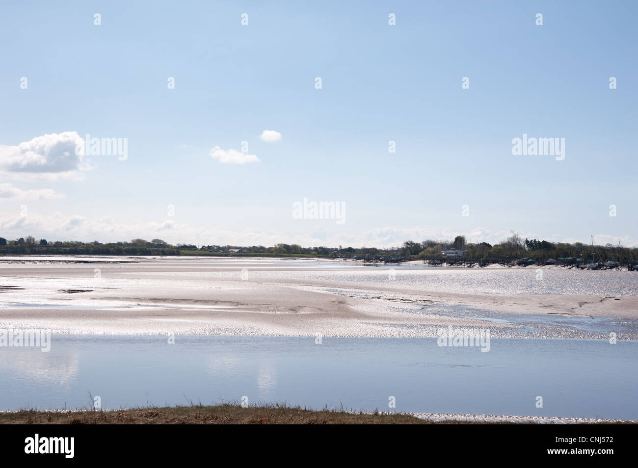 Skippool Creek Lancashire, Inghilterra, Foto Stock