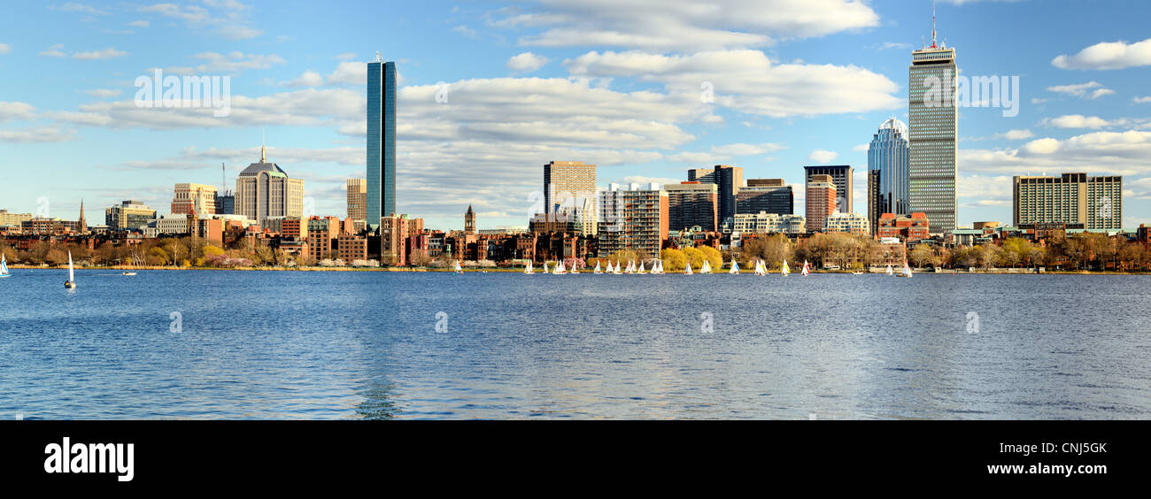 Il quartiere finanziario di Boston, Massachusetts Foto Stock