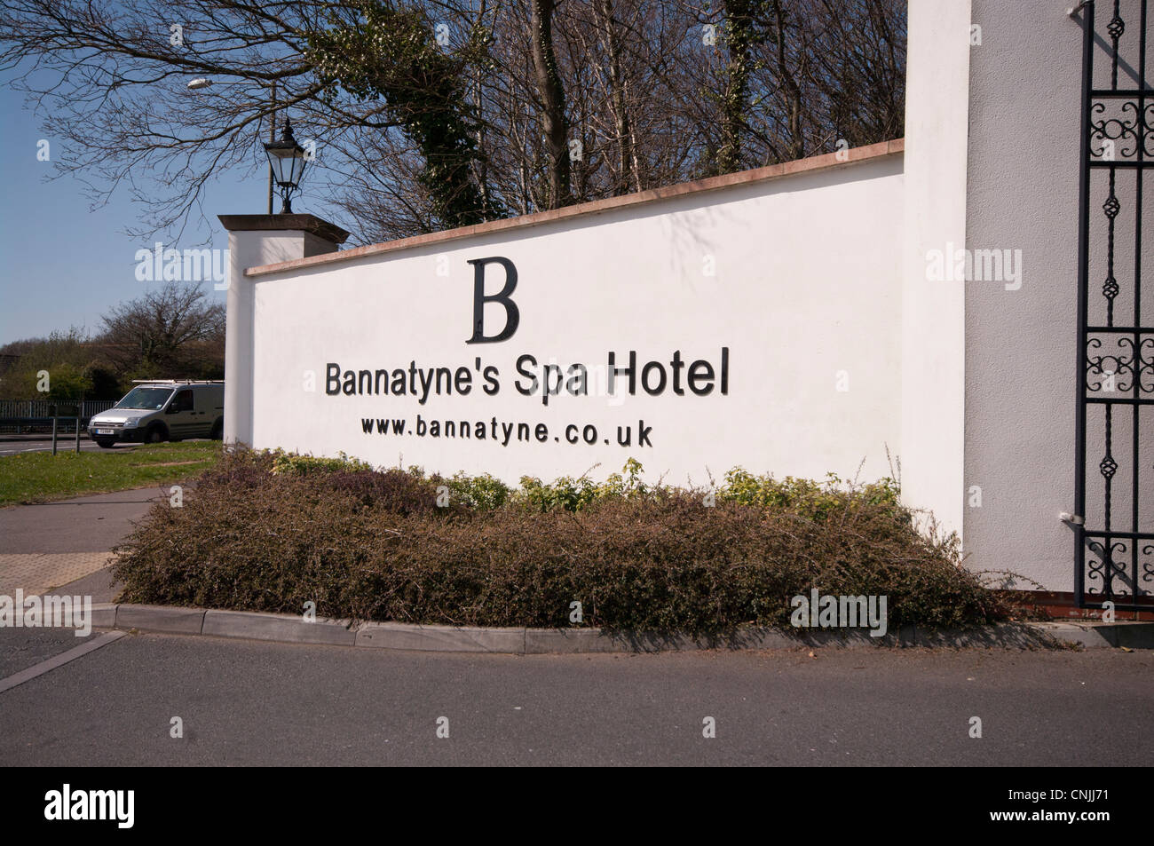 Ingresso di Bannatynes Spa Hotel REGNO UNITO Foto Stock