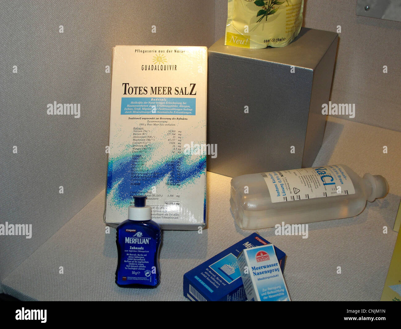 Mar Morto sale di balneazione Foto Stock