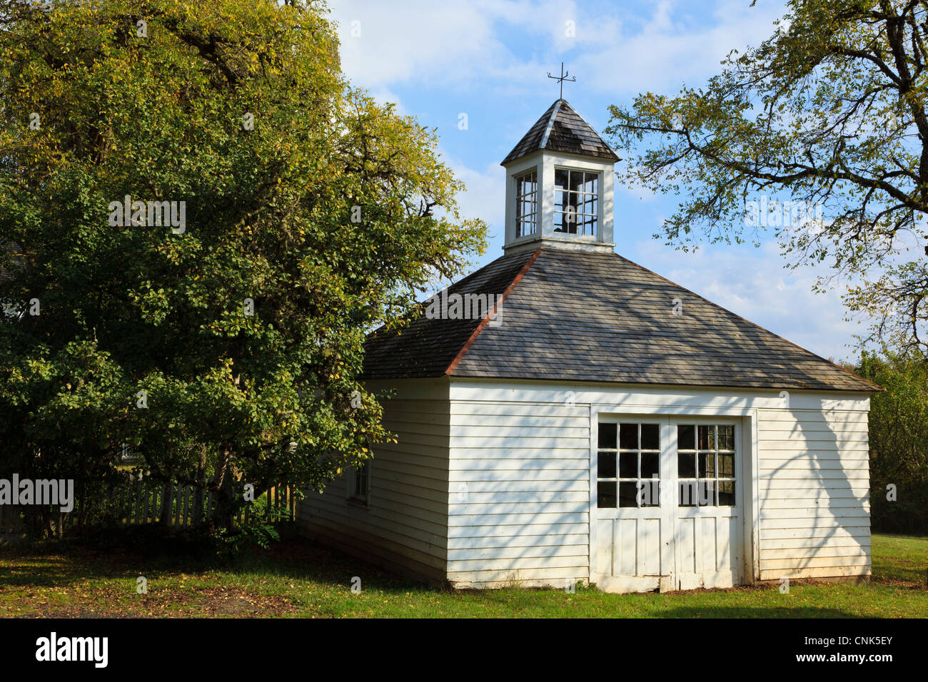 Stati Uniti d'America, Oregon, William L. Finley National Wildlife Refuge, il Fiechter Carriage House. Foto Stock