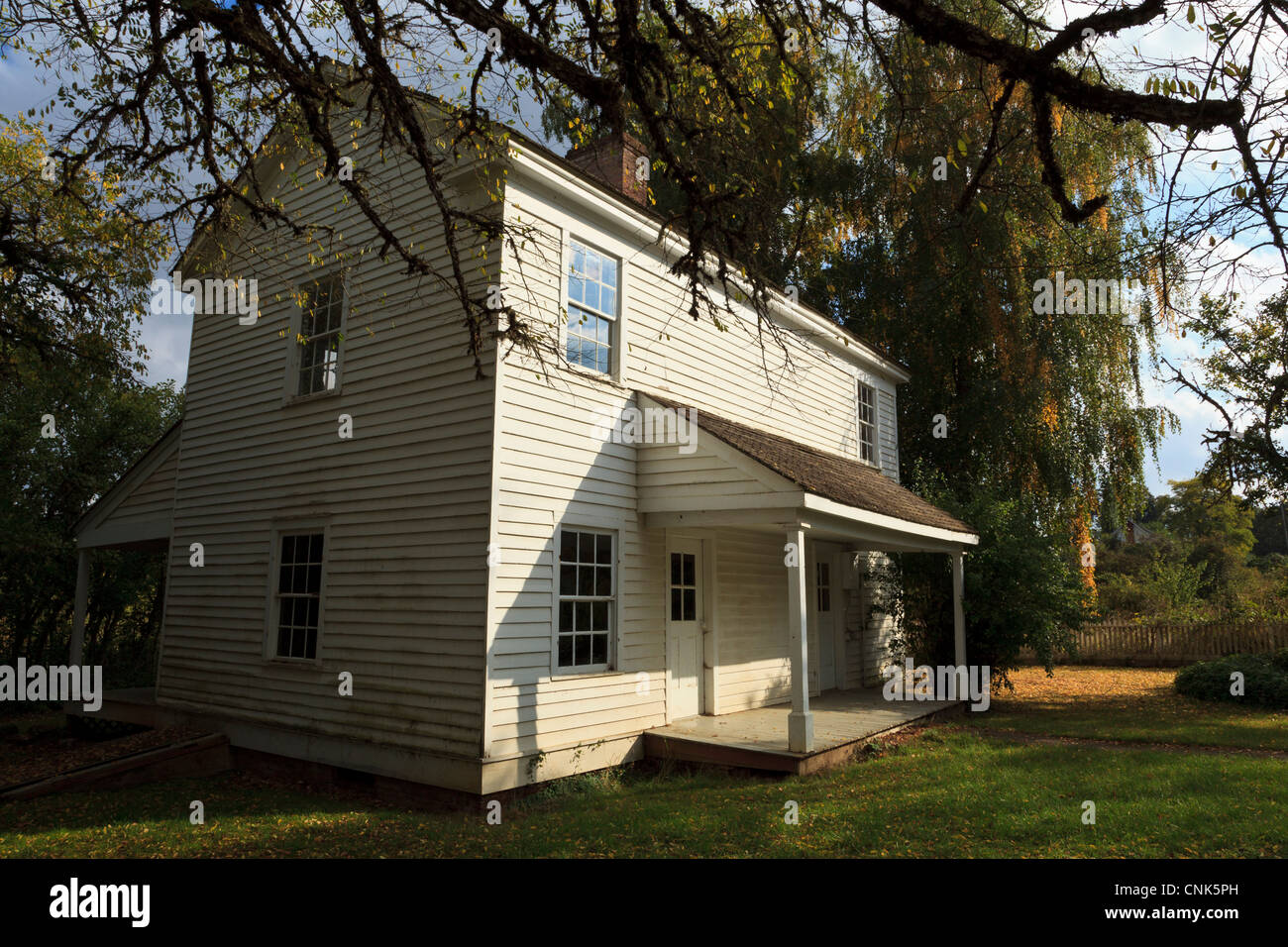 Stati Uniti d'America, Oregon, William L. Finley National Wildlife Refuge, il Fiechter House . Foto Stock