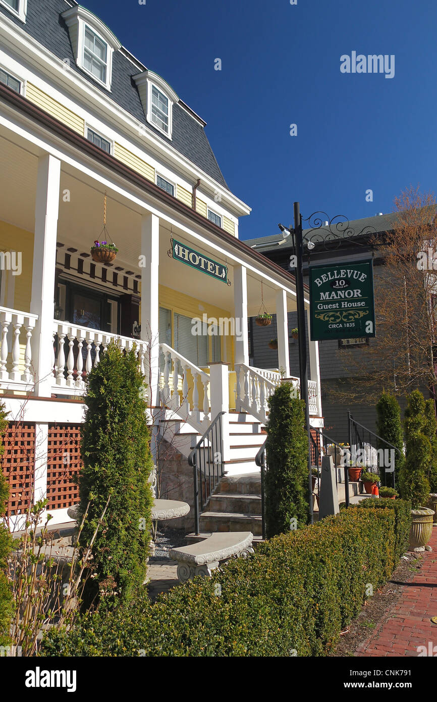 Bellevue Manor Guest House, Newport, Rhode Island Foto Stock