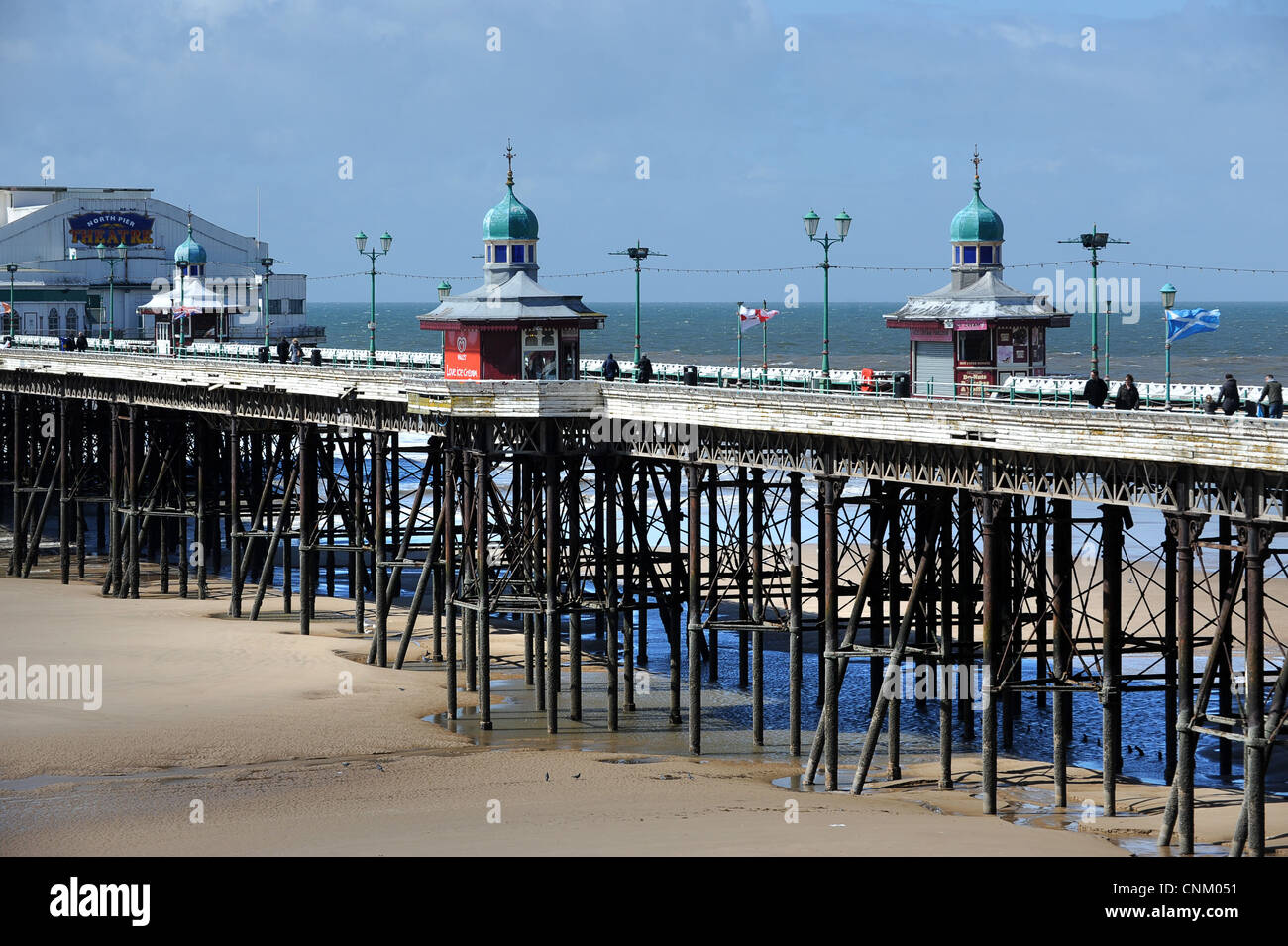 Blackpool North Pier Lancashire Regno Unito Foto Stock