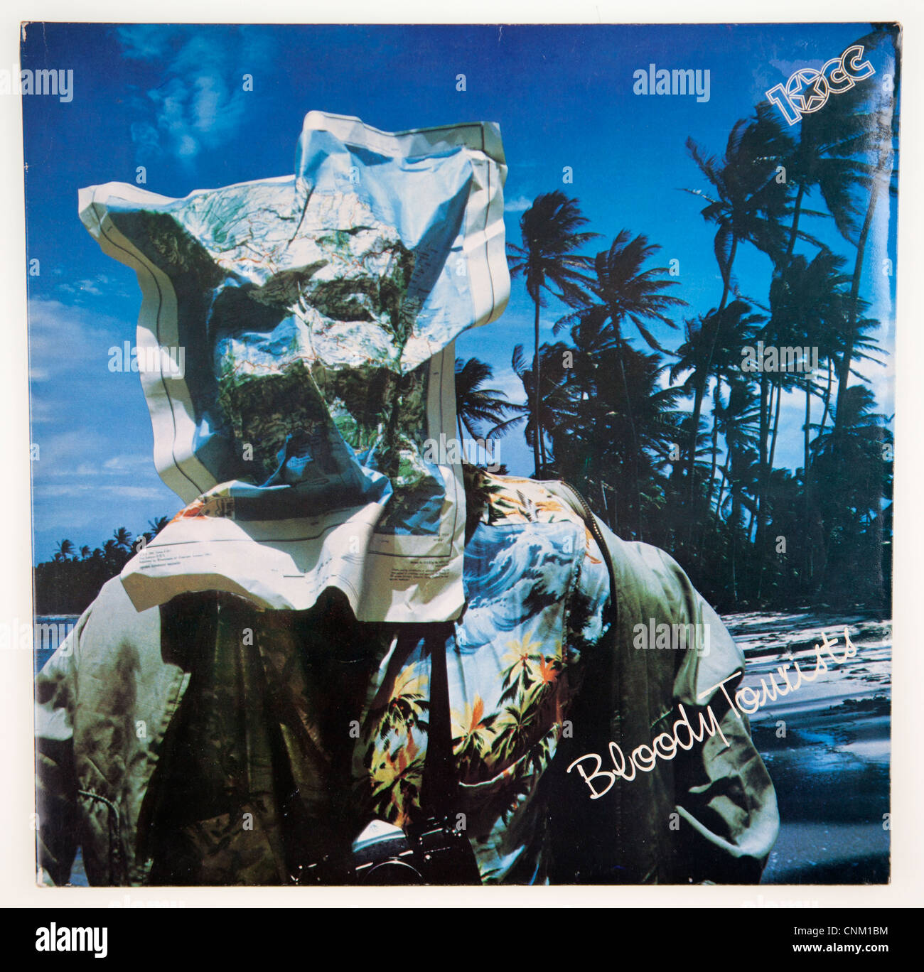 Copertina di album in vinile "sanguinosa di turisti da 10cc rilasciato 1978 su Mercury Records Foto Stock