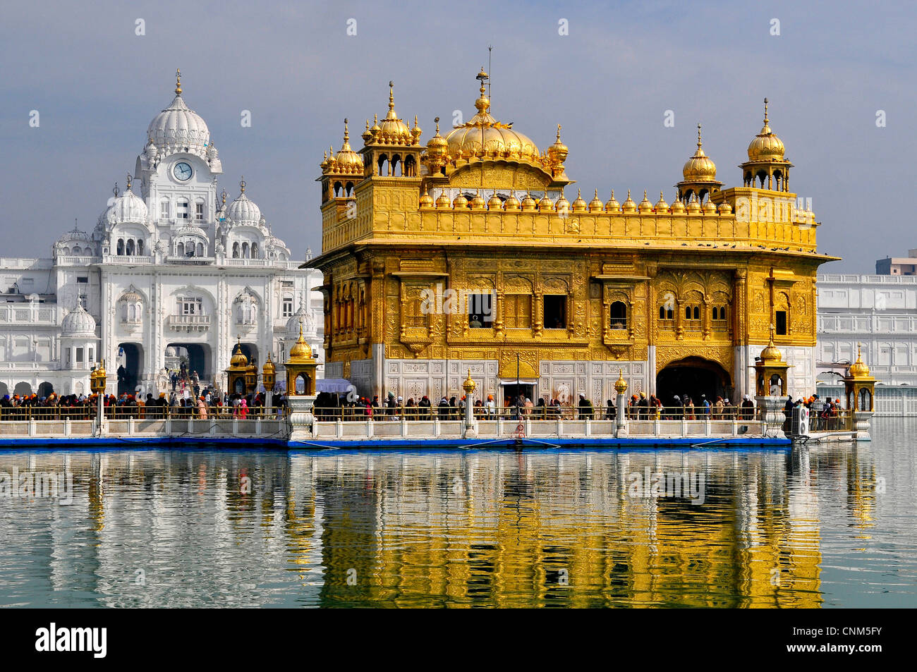 Asia India Punjab Amritsar Tempio Dorato o Hari Mandir Foto Stock