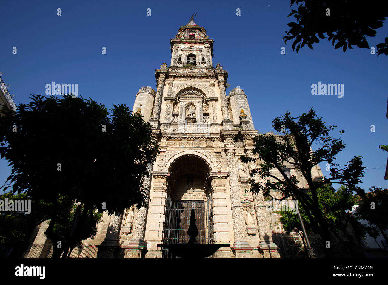 San Michele è la chiesa, Jerez de la Frontera, Andalusia, Spagna, Europa Foto Stock