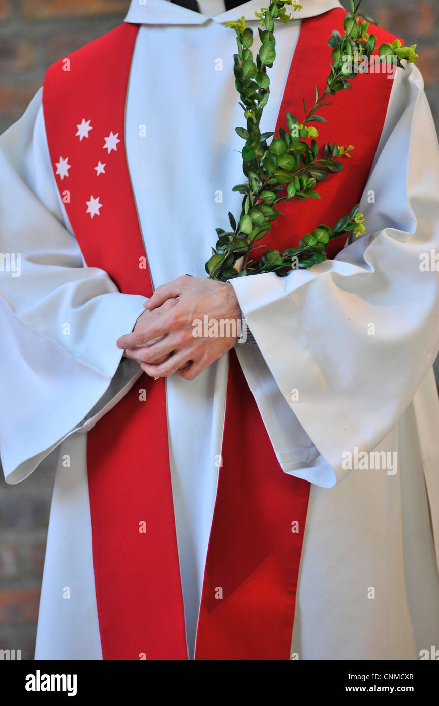 Celebrazione della Domenica delle Palme, Parigi, Francia, Europa Foto Stock