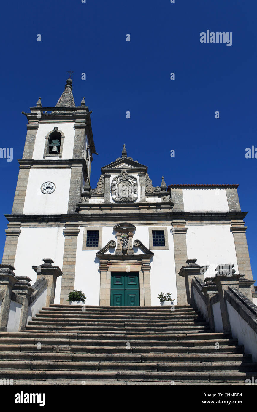 Igreja chiesa Matriz, Ponte da Barca, Minho, Portogallo, Europa Foto Stock