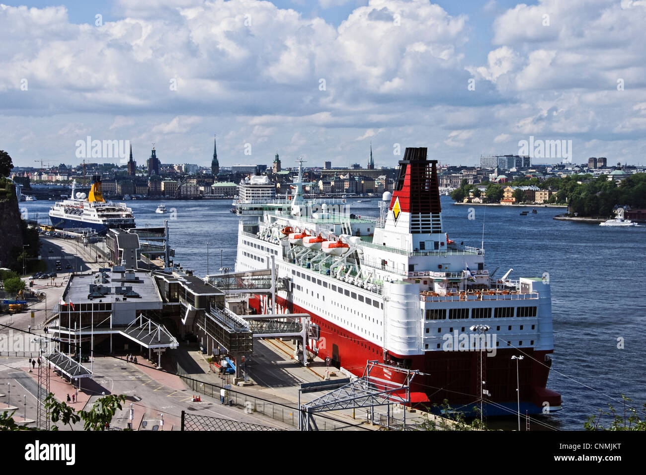 La Viking Line Mariella ormeggiato a Stoccolma Foto Stock