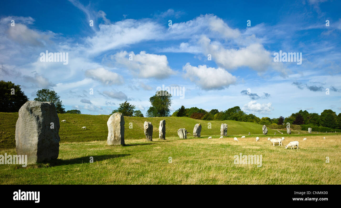 Avebury, Wiltshire, Regno Unito Foto Stock