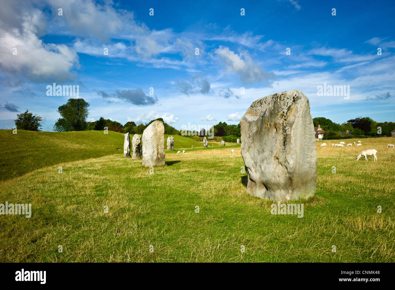 Avebury, Wiltshire, Regno Unito Foto Stock