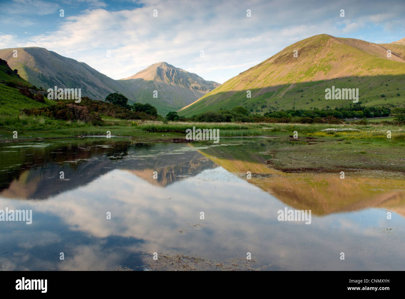 Fotografia del grande timpano nel Parco Nazionale del Distretto dei Laghi Foto Stock