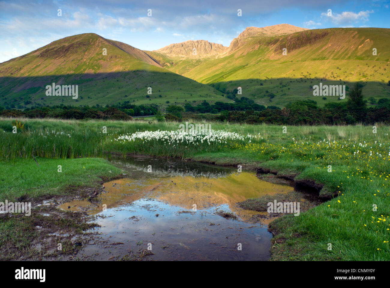 Fotografia di Castle nel Parco Nazionale del Distretto dei Laghi Foto Stock