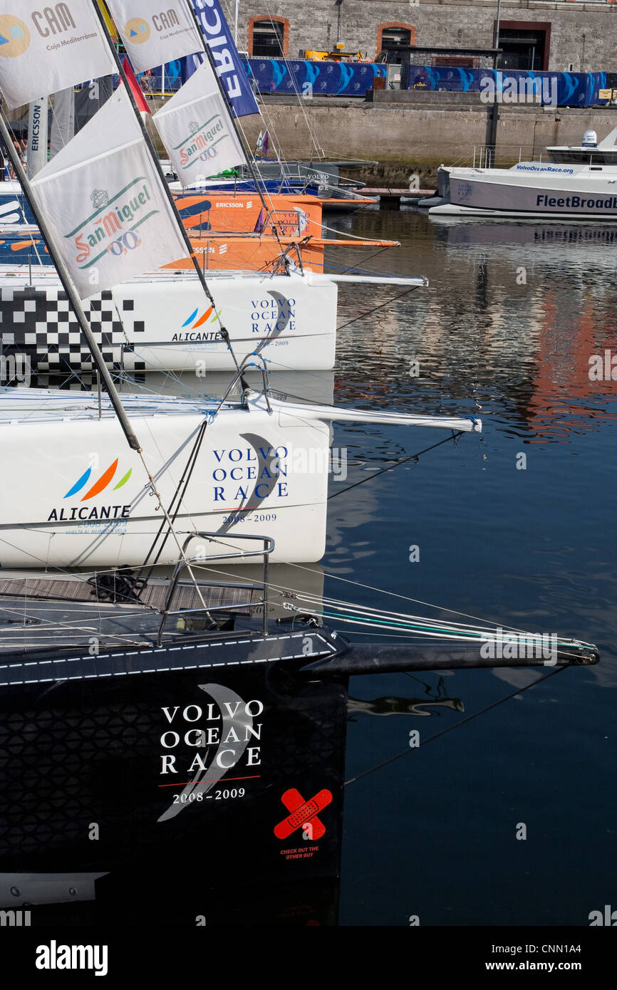Volvo Ocean Race barca, Galway Irlanda Foto Stock