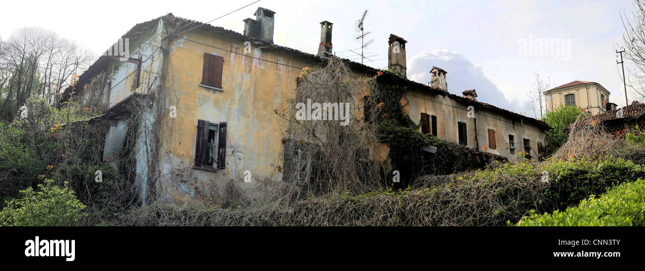 Antica casa di Arona, Novara Foto Stock
