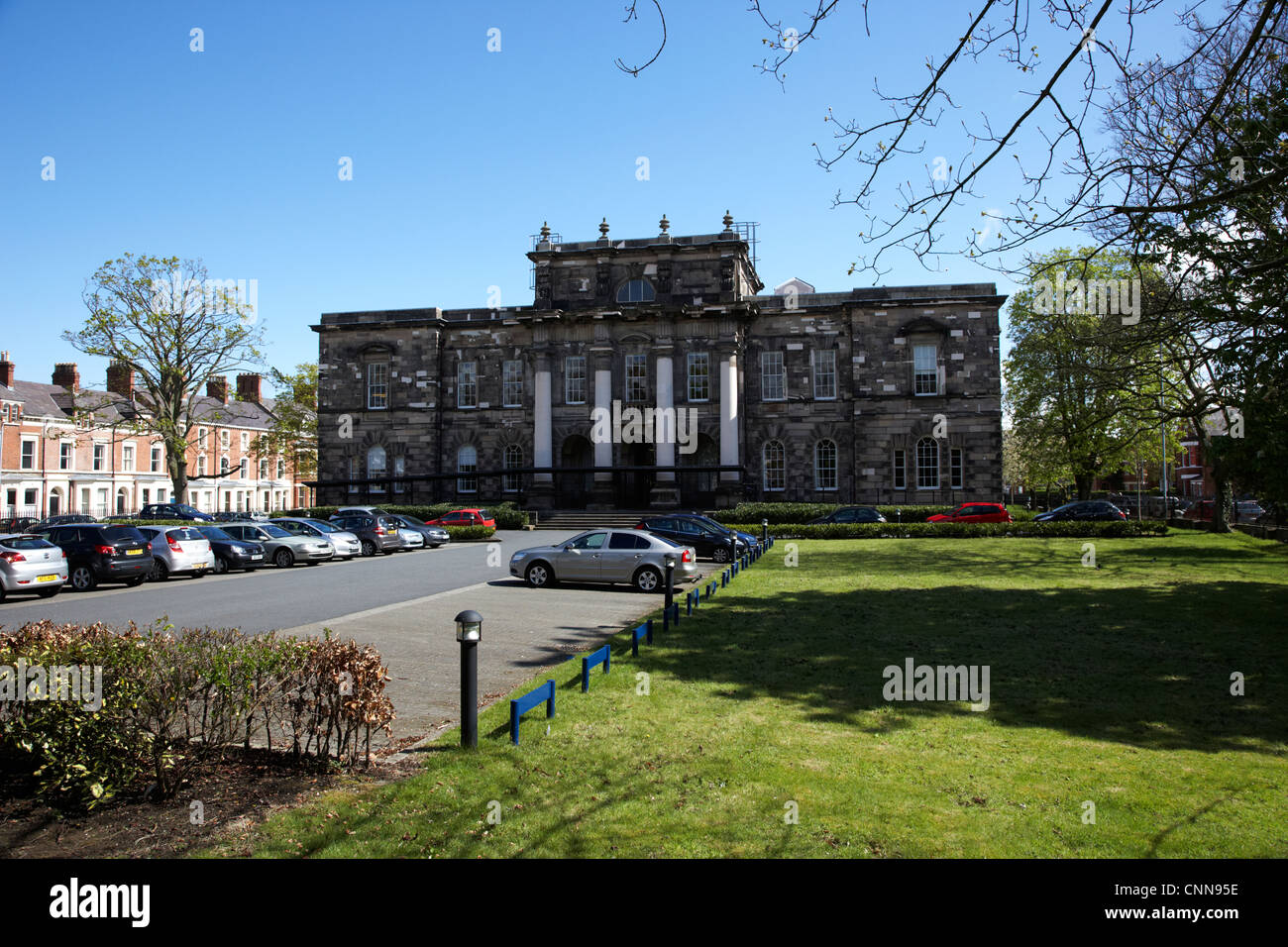 La Union Theological College parte dell Istituto di Teologia Queens University di Belfast Irlanda del Nord Regno Unito Foto Stock