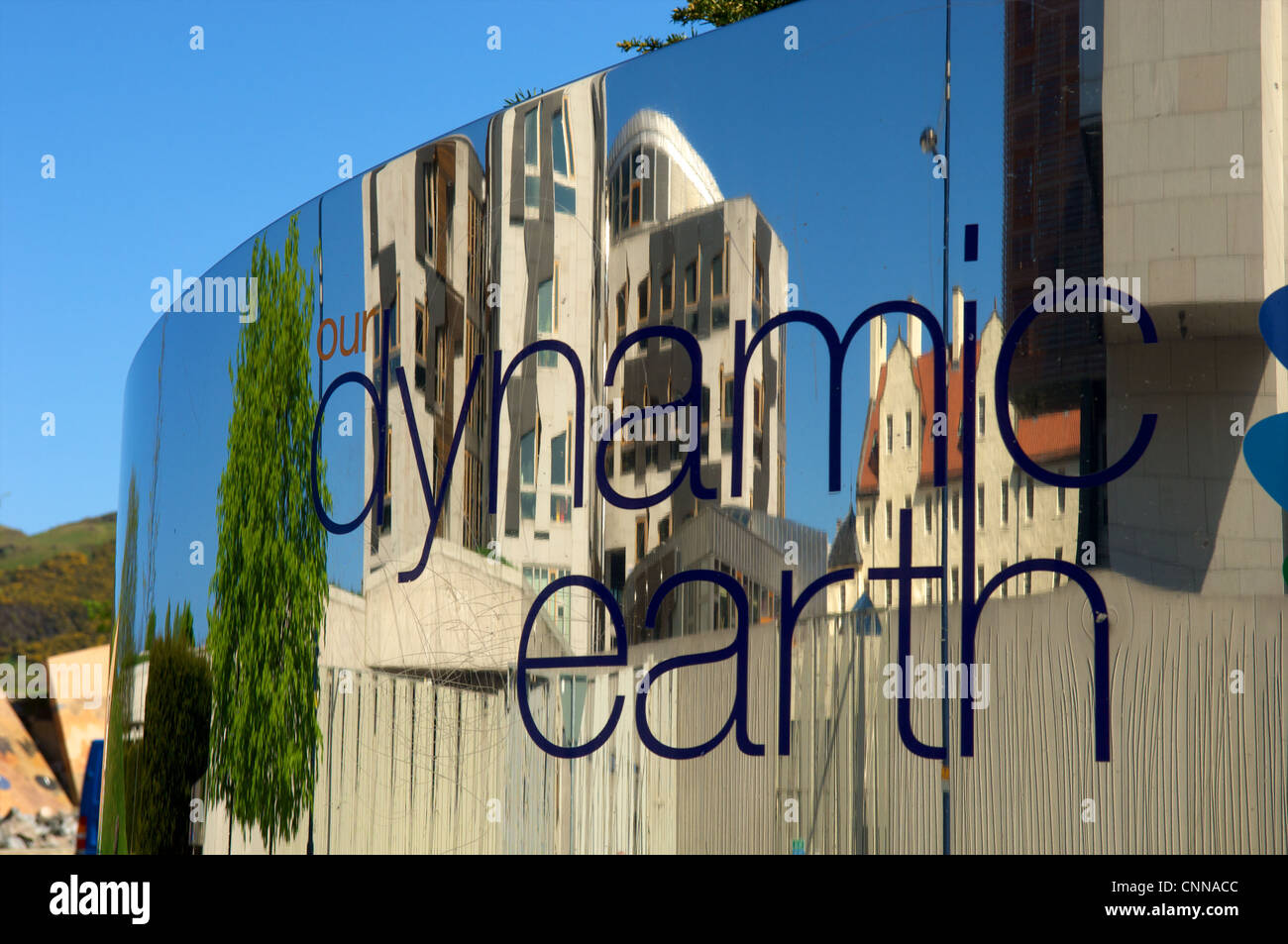 Our Dynamic Earth è un science center ad Edimburgo, Scozia Foto Stock