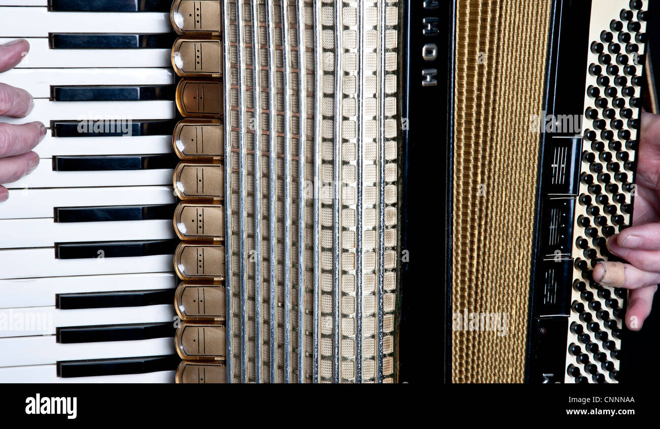 La Hohner Fisarmonica a Piano Foto Stock