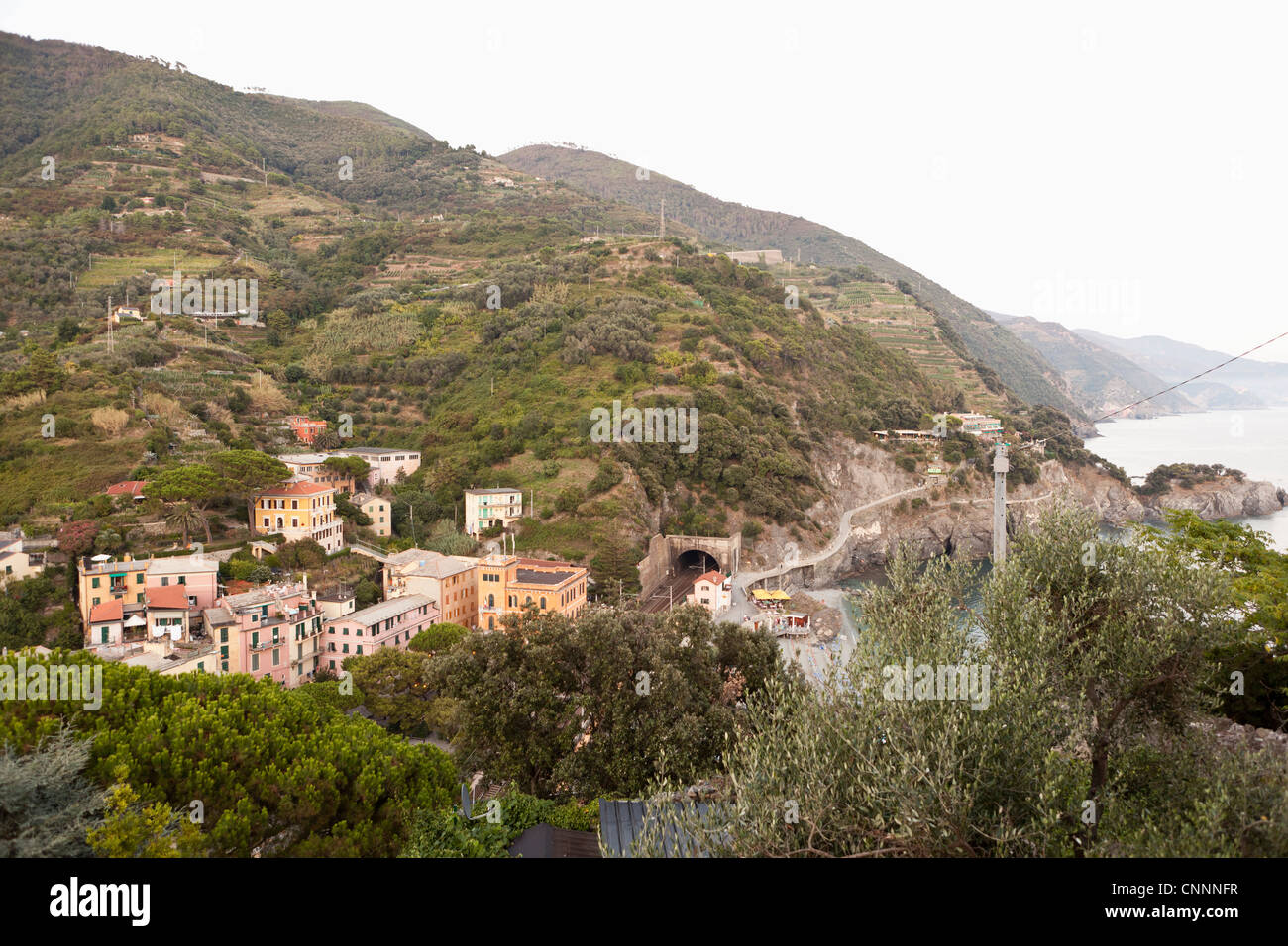 Monterosso al Mare, le Cinque Terre, provincia di La Spezia, Costa Ligure, Italia Foto Stock