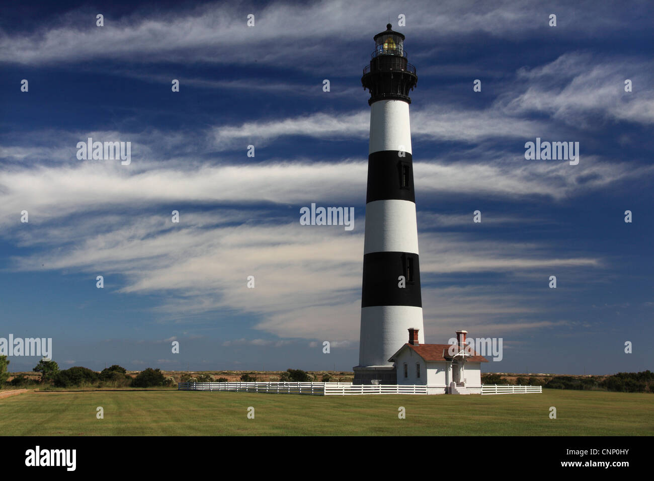 Foto del Bodie Island Lighthouse, Carolina del Nord Foto Stock