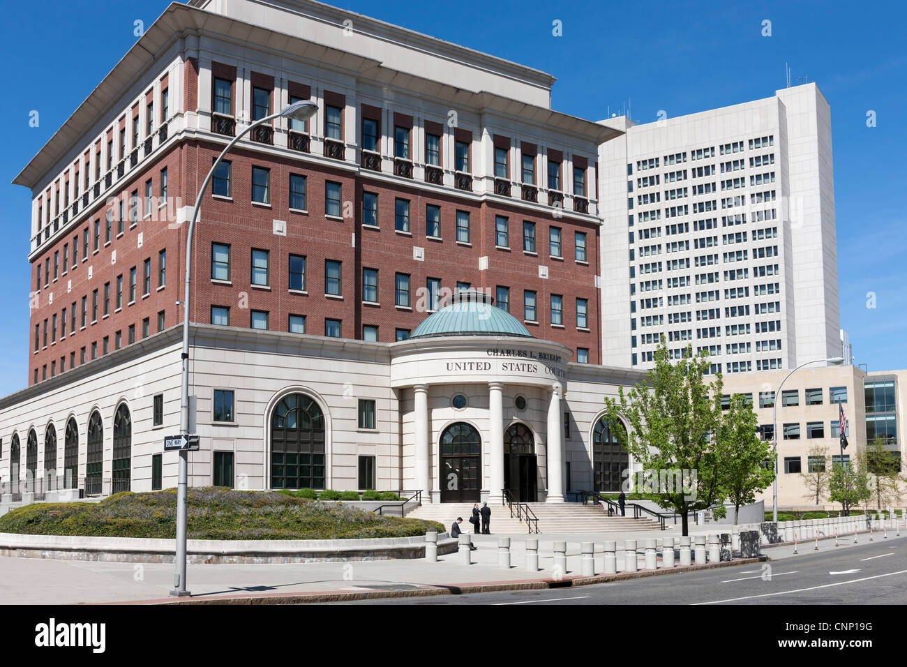 Il Charles L. Brieant US Federal Building e il Palazzo di Giustizia (Southern District di New York), che si trova in White Plains, New York. Foto Stock