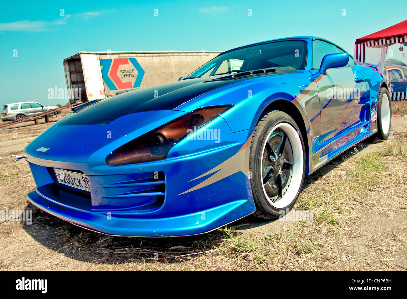 Il lusso del racing cars Toyota Supra Foto Stock