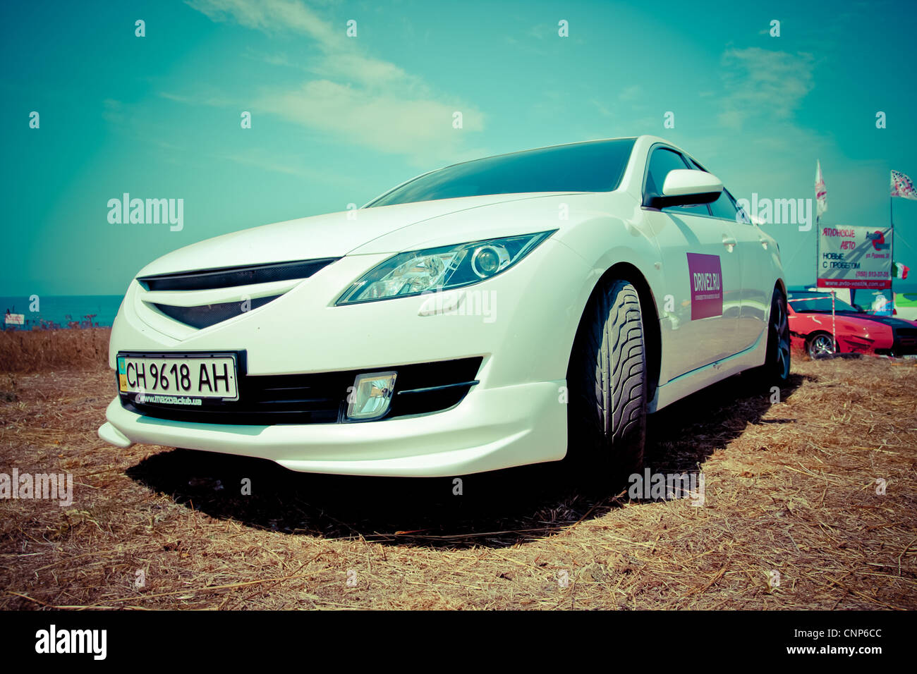Il lusso del racing cars Mazda 6 Foto Stock