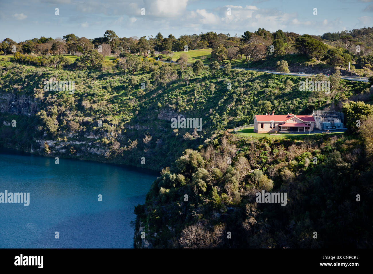 Lago Blu. Mount Gambier. Limestone Coast. A sud-est. Il South Australia. Foto Stock